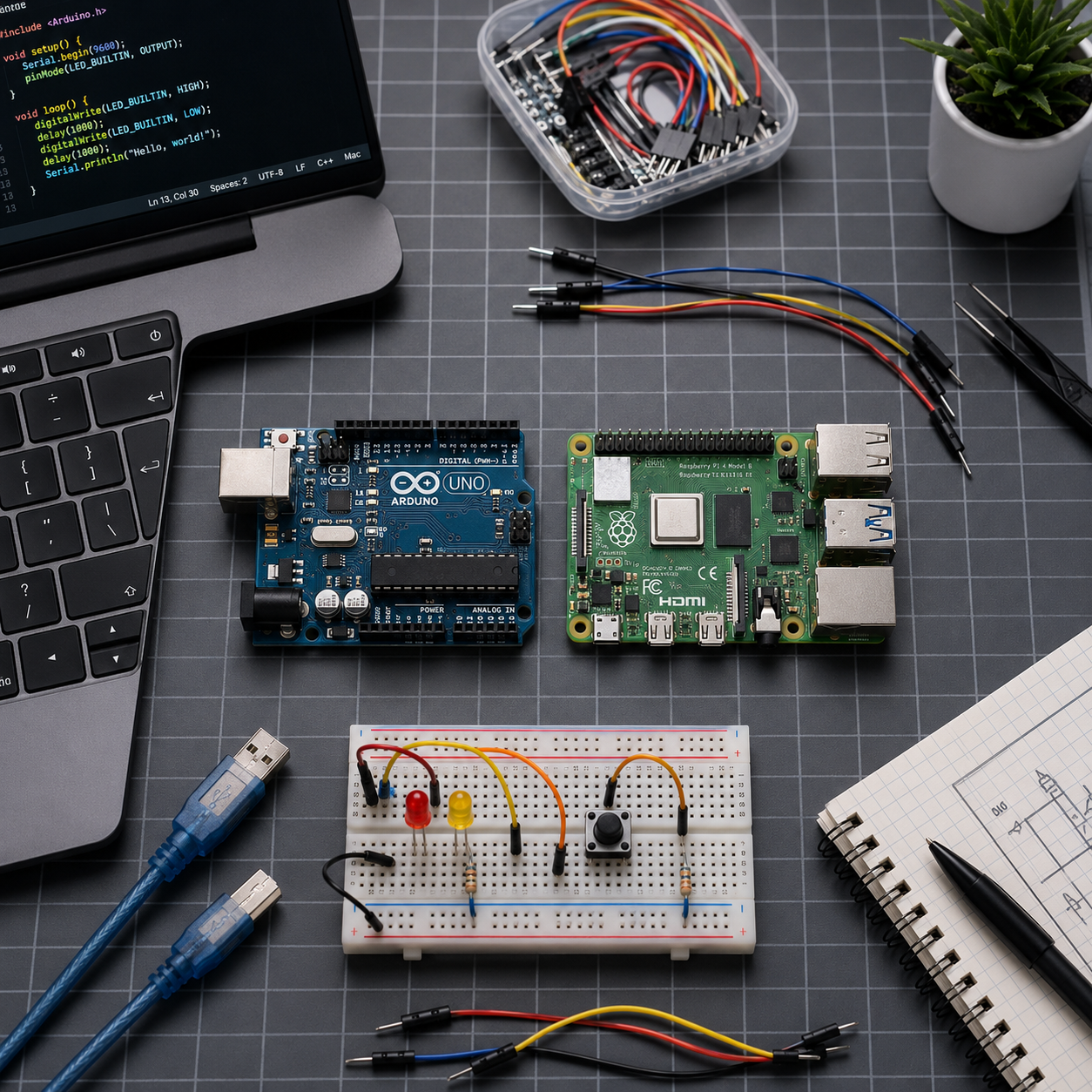 Ο πλήρης οδηγός για τον προγραμματισμό Arduino και το Raspberry Pi
